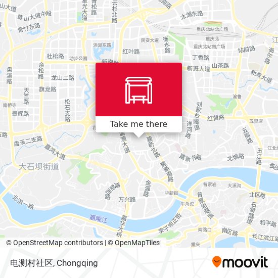 电测村社区 map