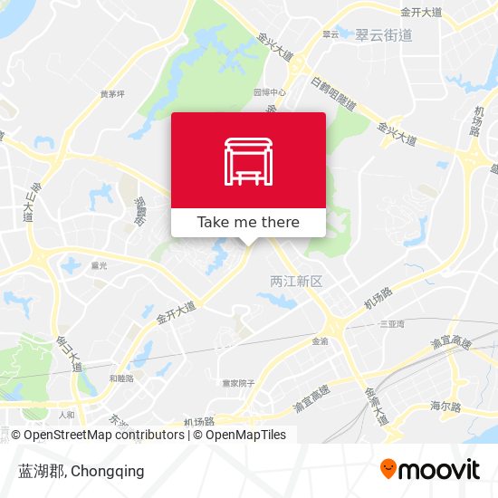 蓝湖郡 map