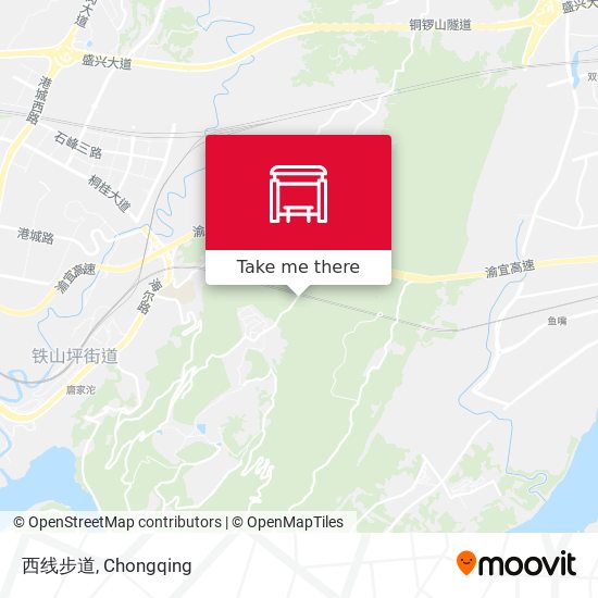 西线步道 map