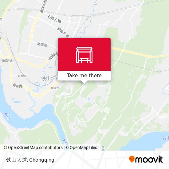 铁山大道 map