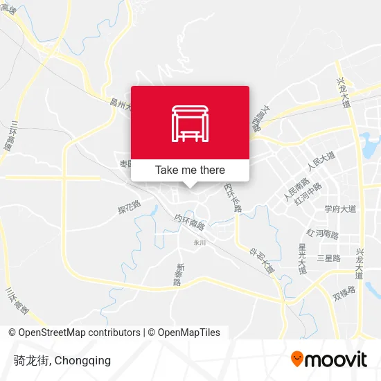 骑龙街 map