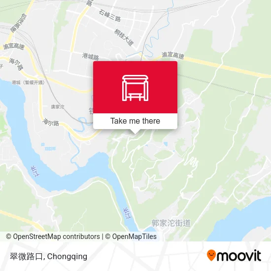 翠微路口 map