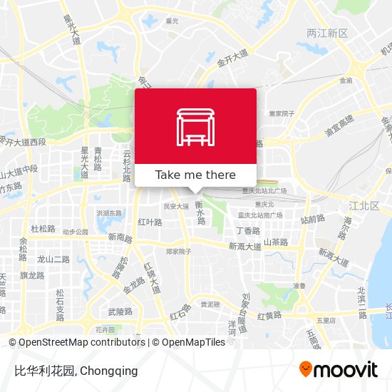 比华利花园 map