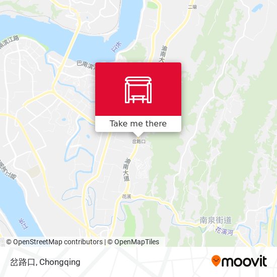 岔路口 map