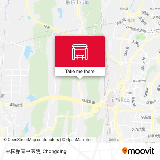 林园贻青中医院 map