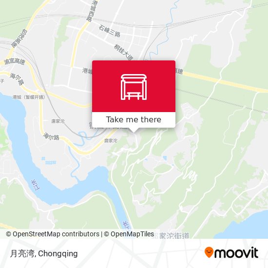 月亮湾 map