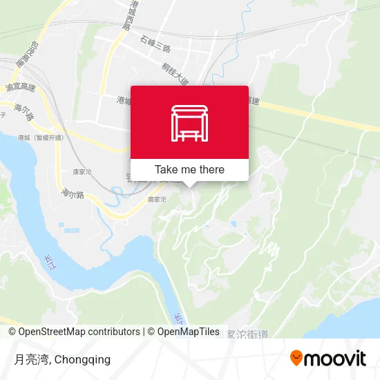 月亮湾 map
