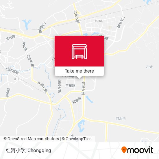 红河小学 map