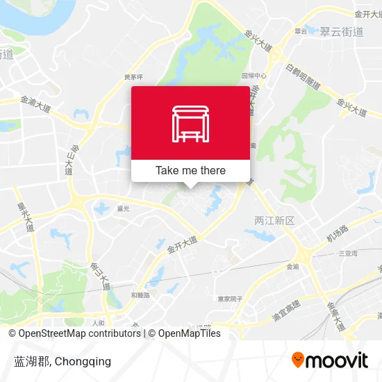 蓝湖郡 map