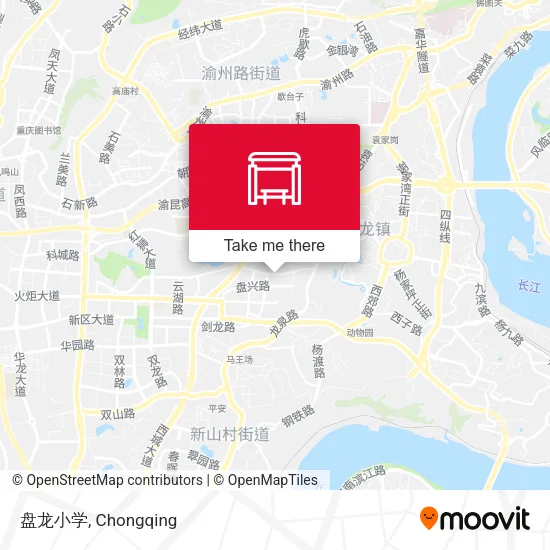 盘龙小学 map