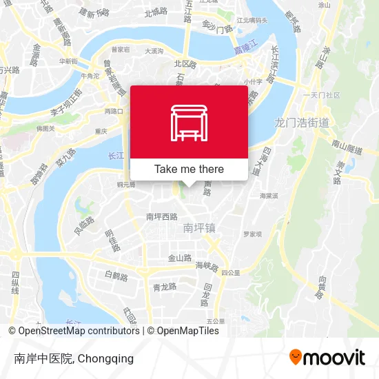 南岸中医院 map