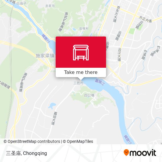 三圣庙 map