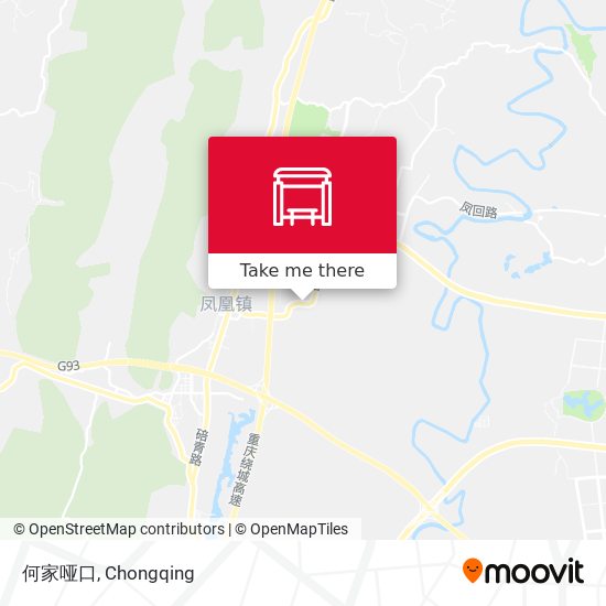何家哑口 map