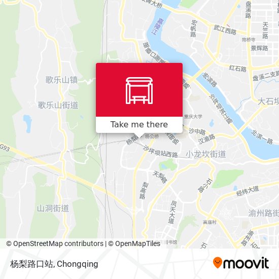 杨梨路口站 map