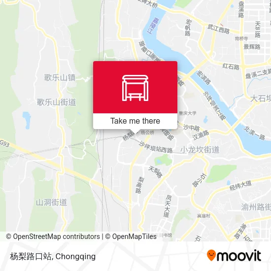 杨梨路口站 map