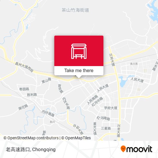 老高速路口 map