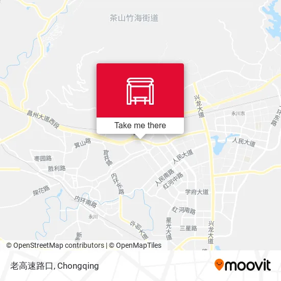 老高速路口 map