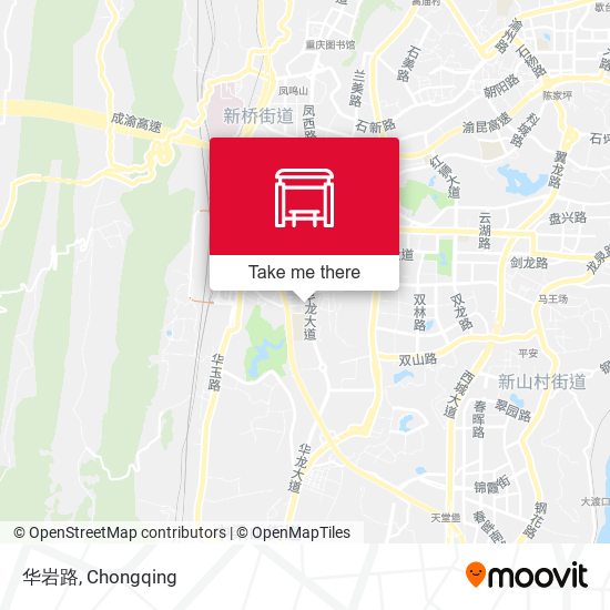 华岩路 map