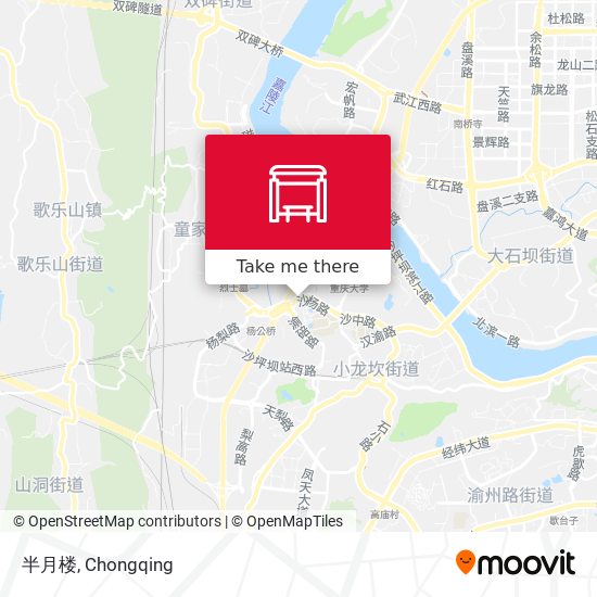 半月楼 map