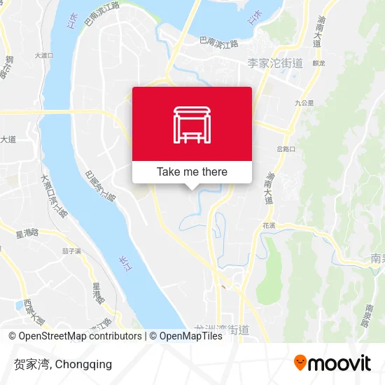 贺家湾 map