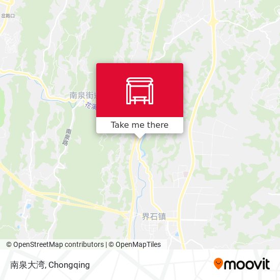 南泉大湾 map