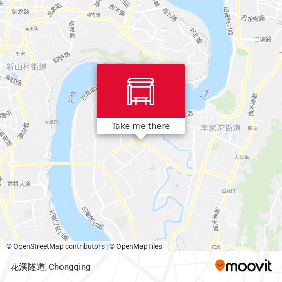 花溪隧道 map