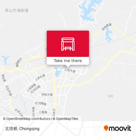 北塔桥 map