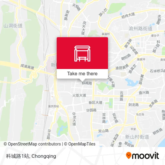 科城路1站 map