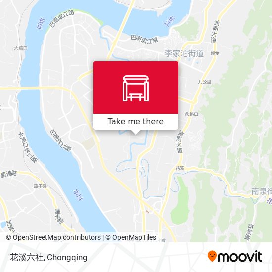 花溪六社 map