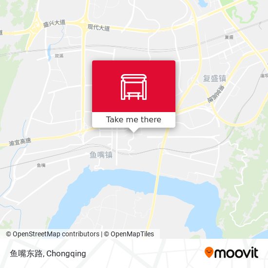 鱼嘴东路 map