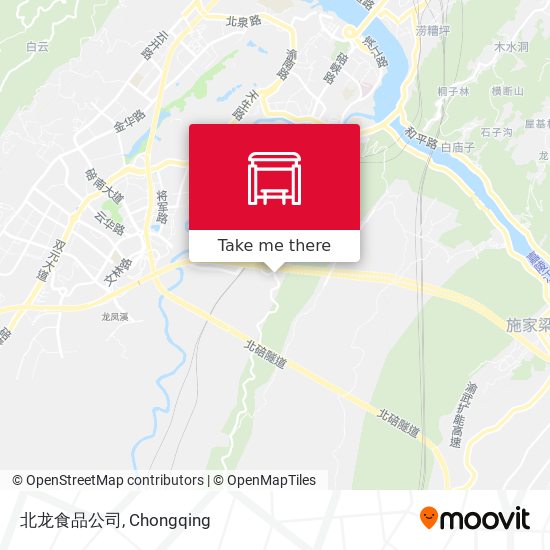 北龙食品公司 map