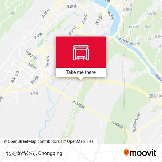 北龙食品公司 map