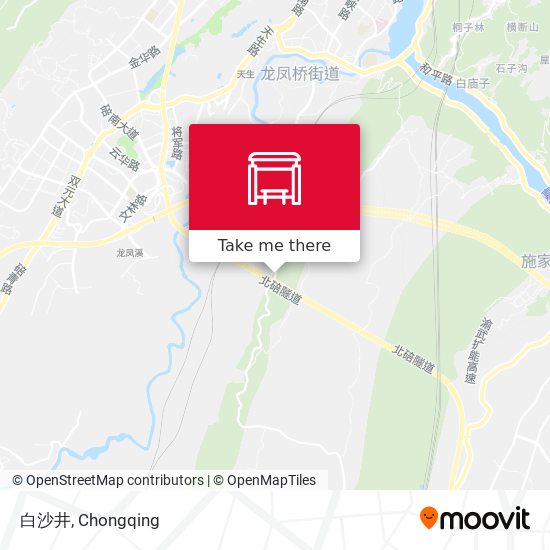 白沙井 map