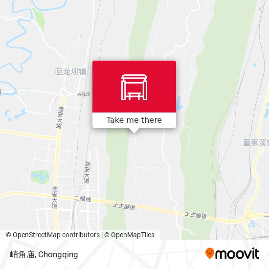 峭角庙 map