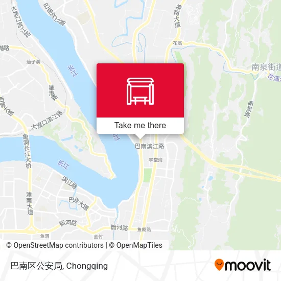 巴南区公安局 map