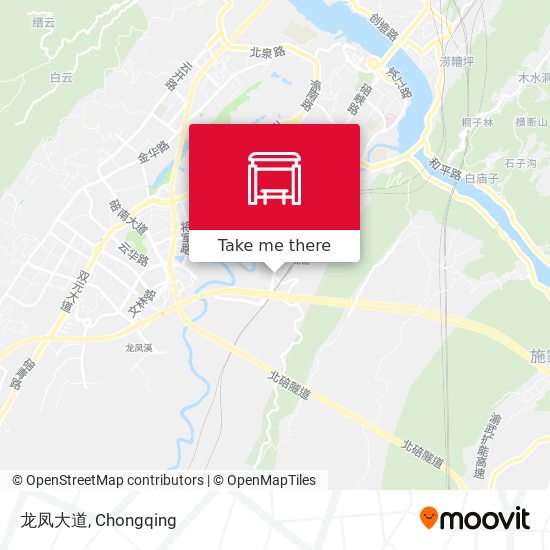 龙凤大道 map