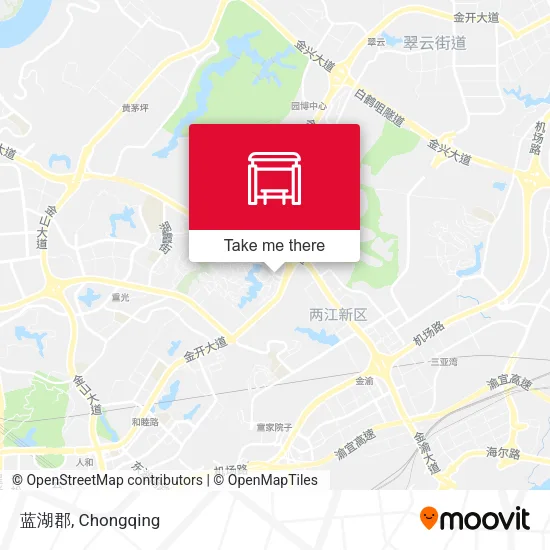 蓝湖郡 map