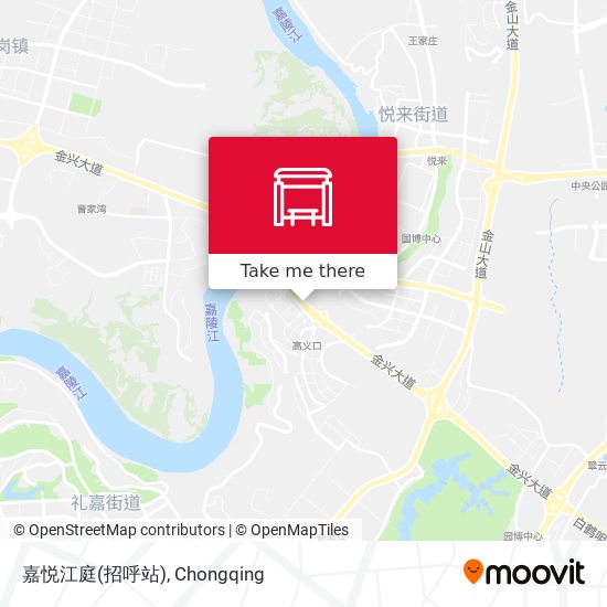 嘉悦江庭(招呼站) map