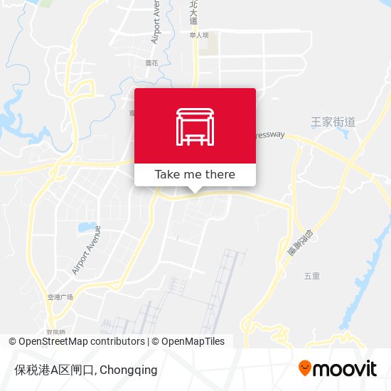 保税港A区闸口 map