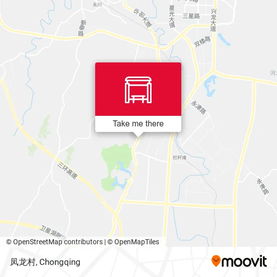 凤龙村 map