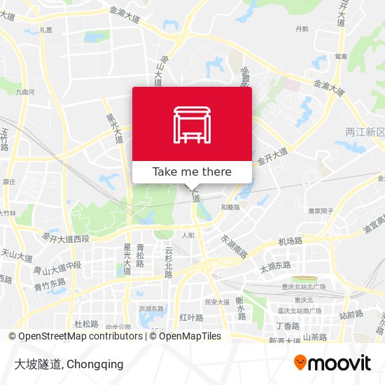 大坡隧道 map