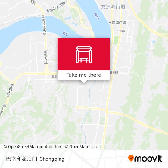 巴南印象后门 map