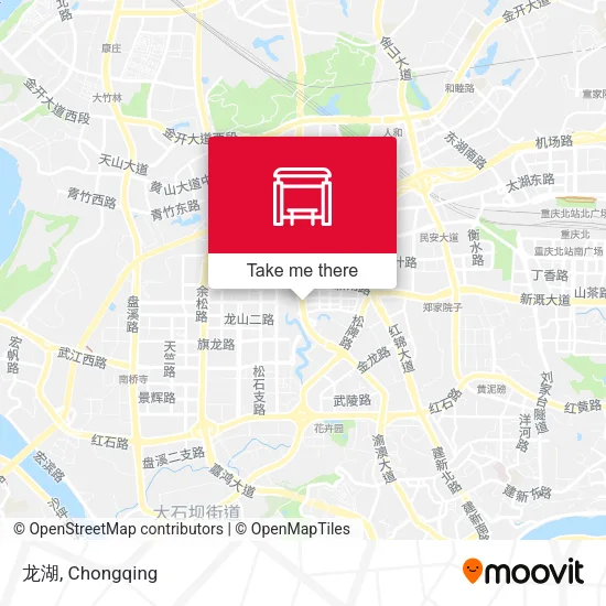 龙湖 map