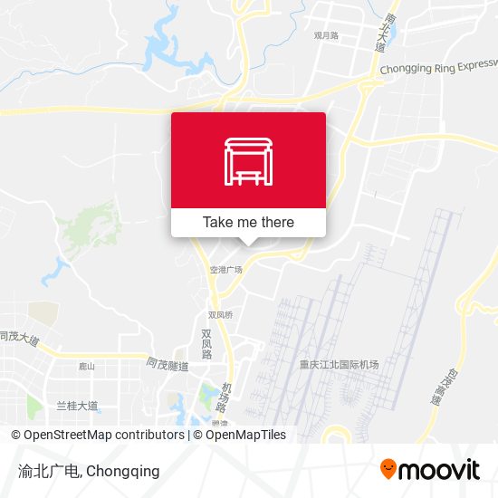 渝北广电 map