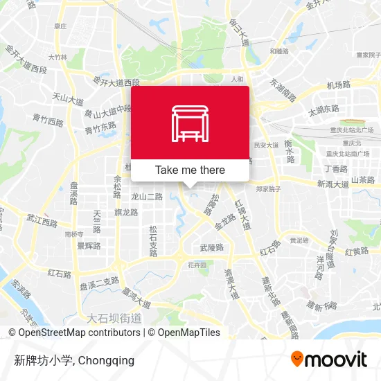 新牌坊小学 map