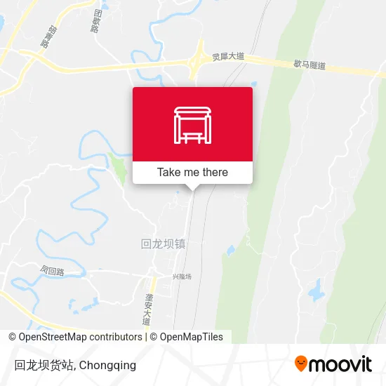 回龙坝货站 map