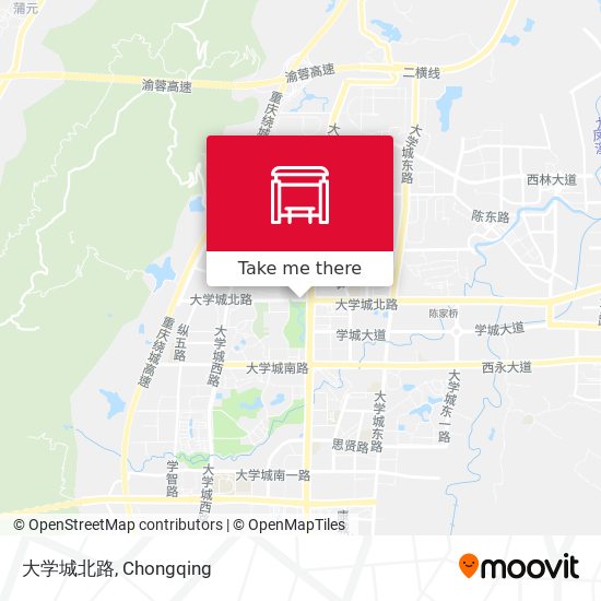 大学城北路 map