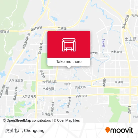 虎溪电厂 map
