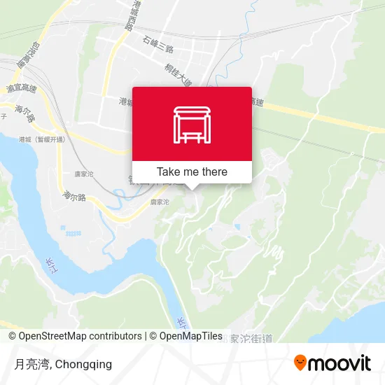 月亮湾 map