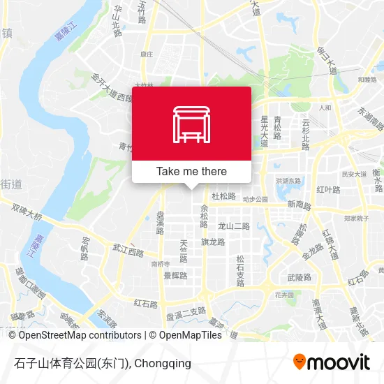 石子山体育公园(东门) map